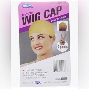 NEW IN PACKAGE WIG CAP. CONTAINS 2 CAPS